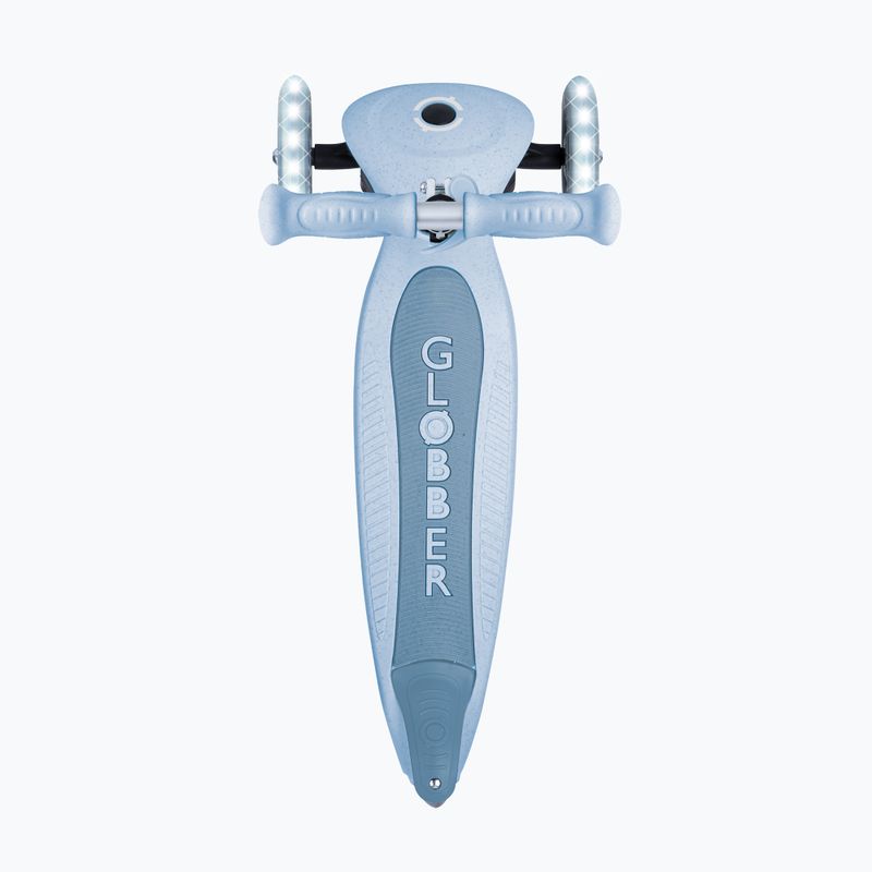 Vaikiškas triratis paspirtukas Globber Junior Primo Foldable Lights Eco blueberry 4