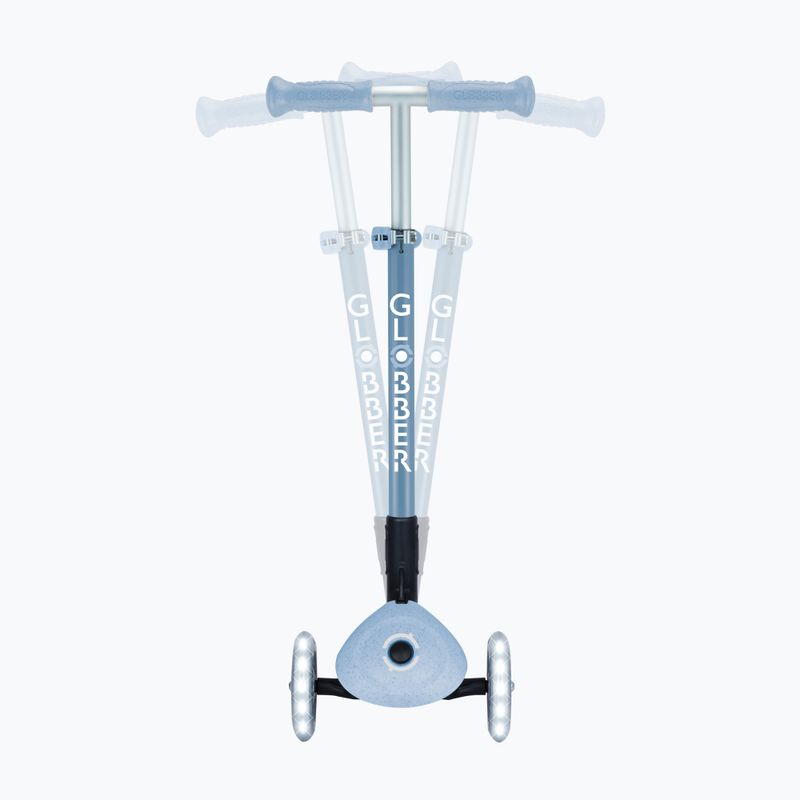 Vaikiškas triračis paspirtukas Globber Junior Primo Foldable Lights Eco blueberry 8