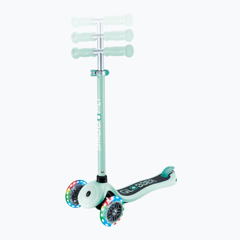 Vaikiškas triratis paspirtukas Globber Primo Lights mint 7