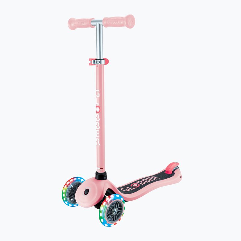Vaikiškas triratis paspirtukas Globber Primo Lights pastel pink 3