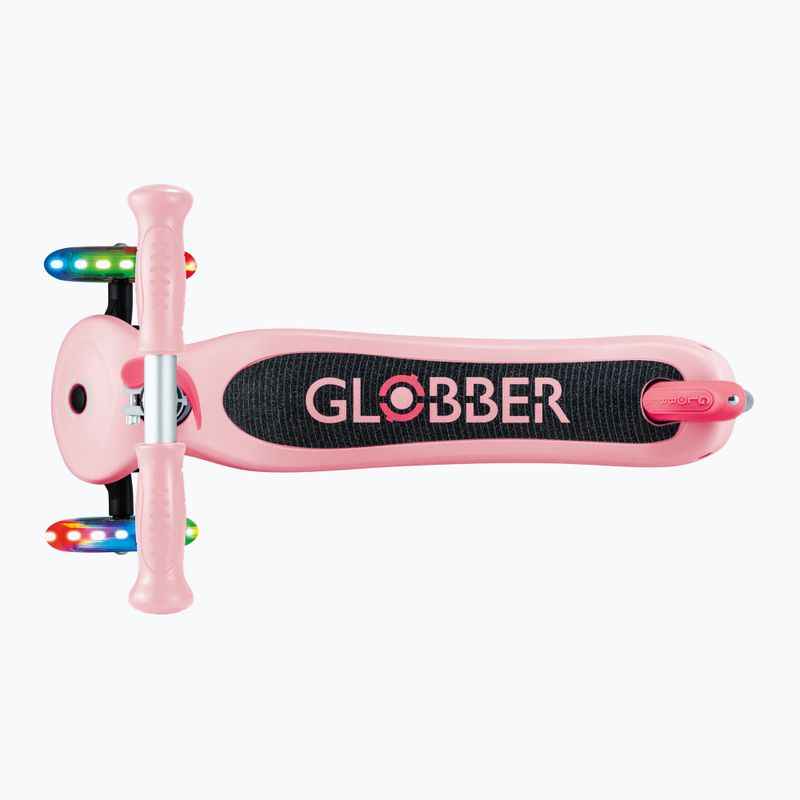 Vaikiškas triratis paspirtukas Globber Primo Lights pastel pink 6