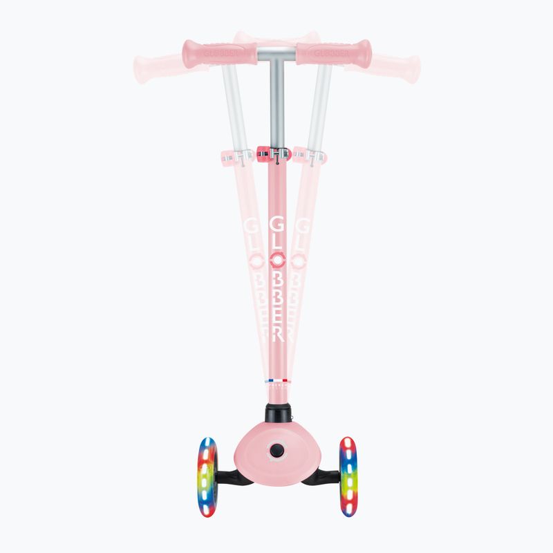 Vaikiškas triratis paspirtukas Globber Primo Lights pastel pink 8