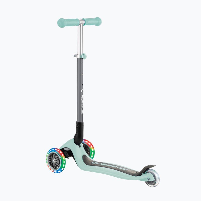 Vaikiškas triratis paspirtukas Globber Primo Foldable Lights mint 3