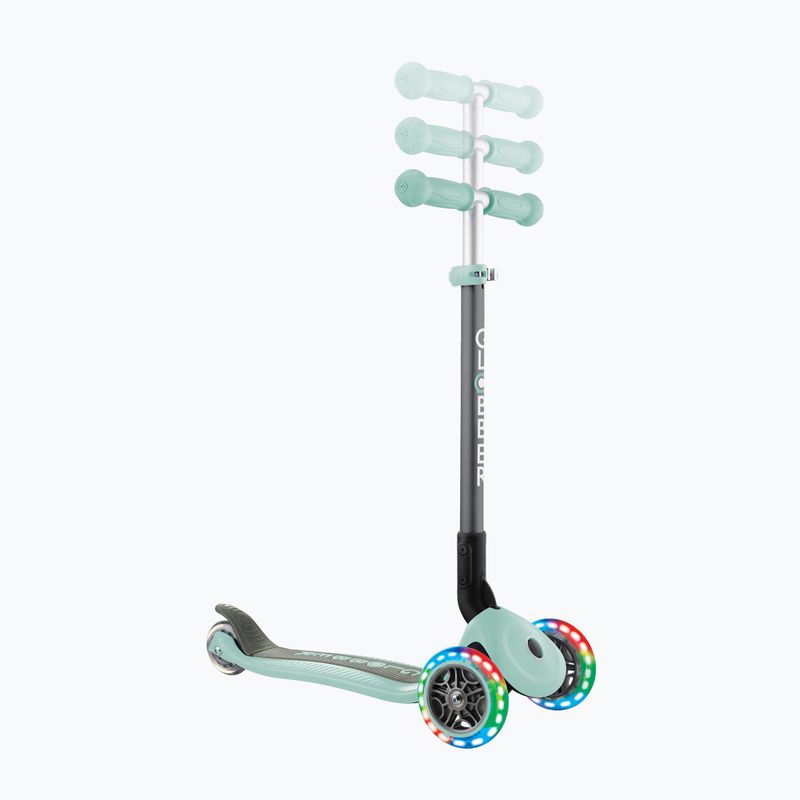 Vaikiškas triratis paspirtukas Globber Primo Foldable Lights mint 8
