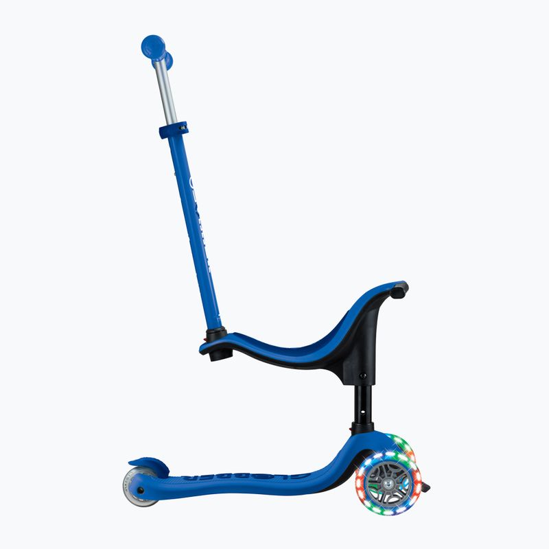 Vaikiškas triratis paspirtukas Globber Go.Up Sporty Lights navy blue 3
