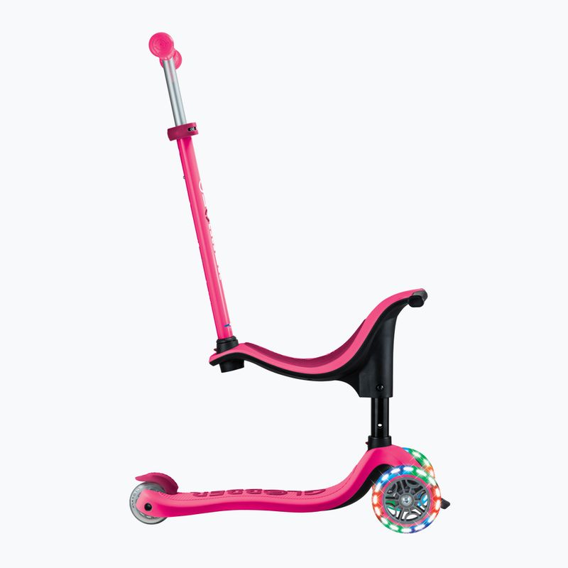 Vaikiškas triratis paspirtukas Globber Go.Up Sporty Lights fuchsia 4