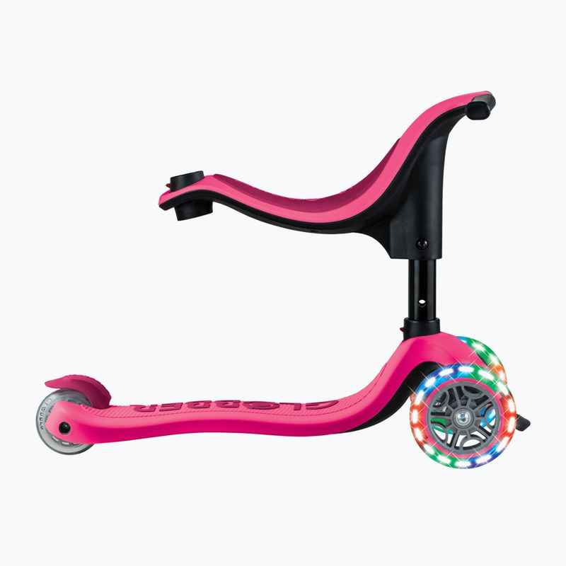 Vaikiškas triratis paspirtukas Globber Go.Up Sporty Lights fuchsia 7