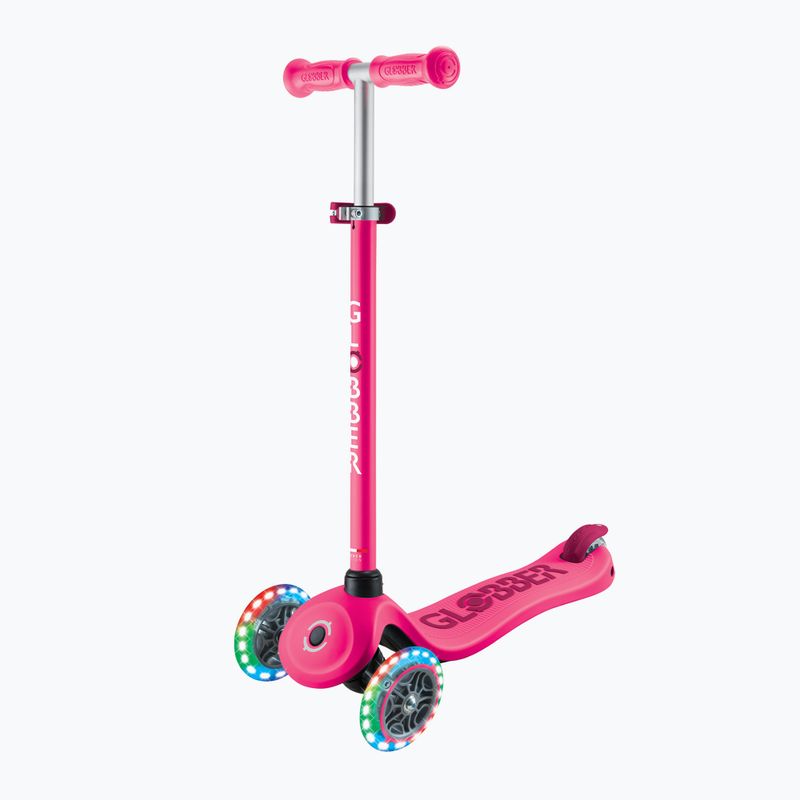 Vaikiškas triratis paspirtukas Globber Go.Up Sporty Lights fuchsia 9