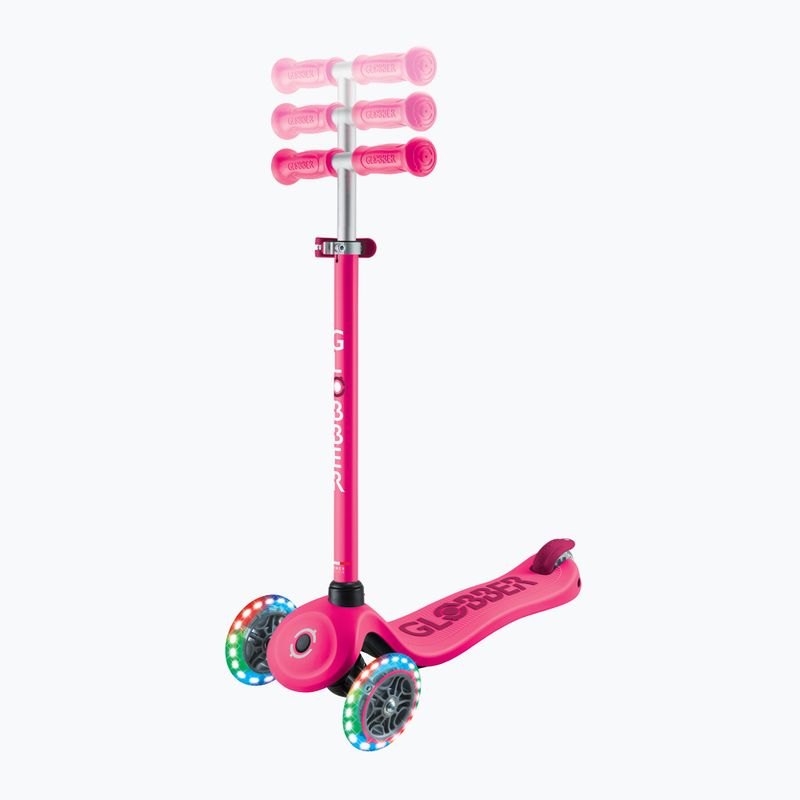 Vaikiškas triratis paspirtukas Globber Go.Up Sporty Lights fuchsia 13