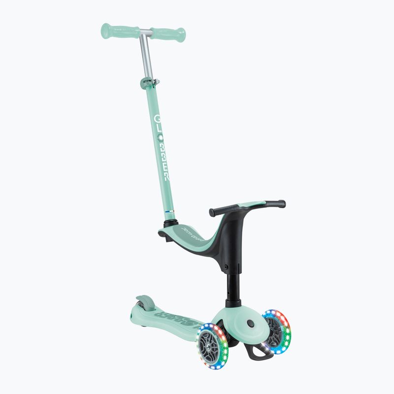 Vaikiškas triratis paspirtukas Globber Go.Up Sporty Lights mint 2