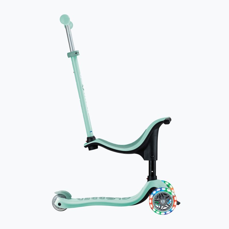 Vaikiškas triratis paspirtukas Globber Go.Up Sporty Lights mint 3