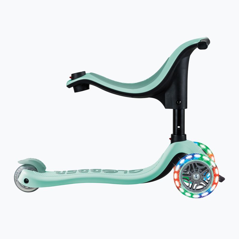 Vaikiškas triratis paspirtukas Globber Go.Up Sporty Lights mint 7
