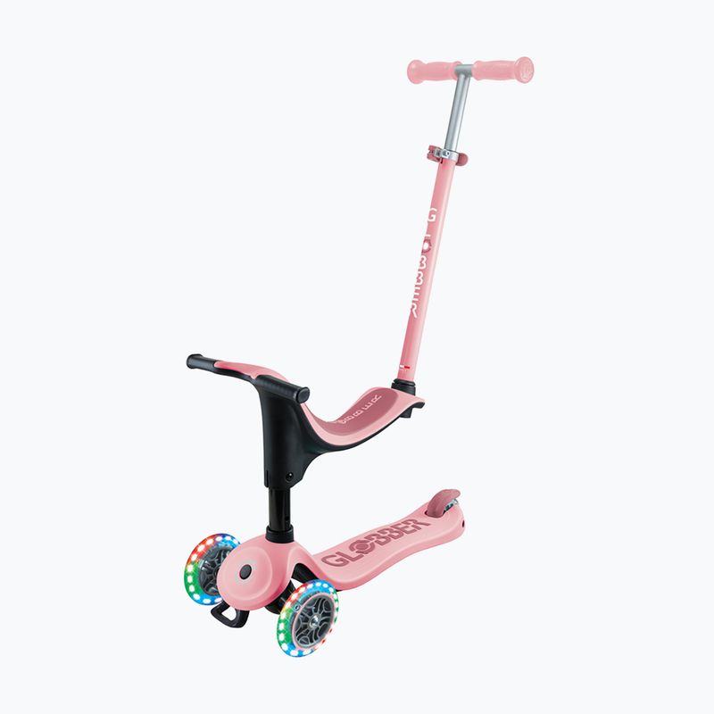 Vaikiškas triratis paspirtukas Globber Go.Up Sporty Lights pastel pink 5
