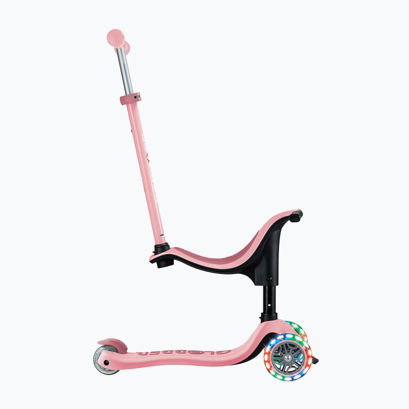 Vaikiškas triratis paspirtukas Globber Go.Up Sporty Lights pastel pink 9