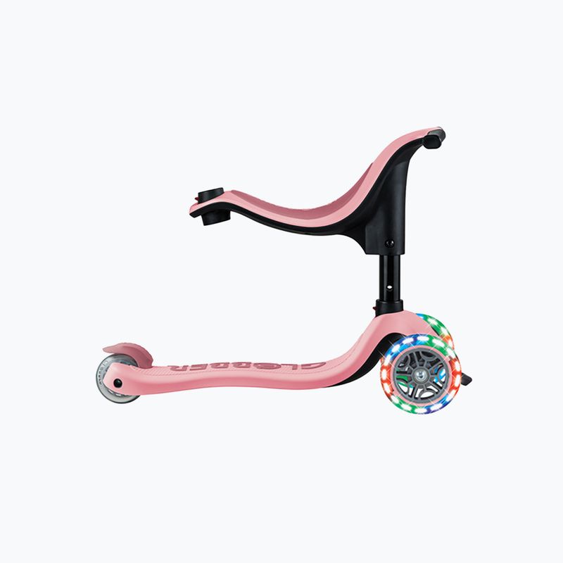 Vaikiškas triratis paspirtukas Globber Go.Up Sporty Lights pastel pink 10