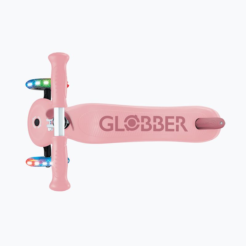Vaikiškas triratis paspirtukas Globber Go.Up Sporty Lights pastel pink 14