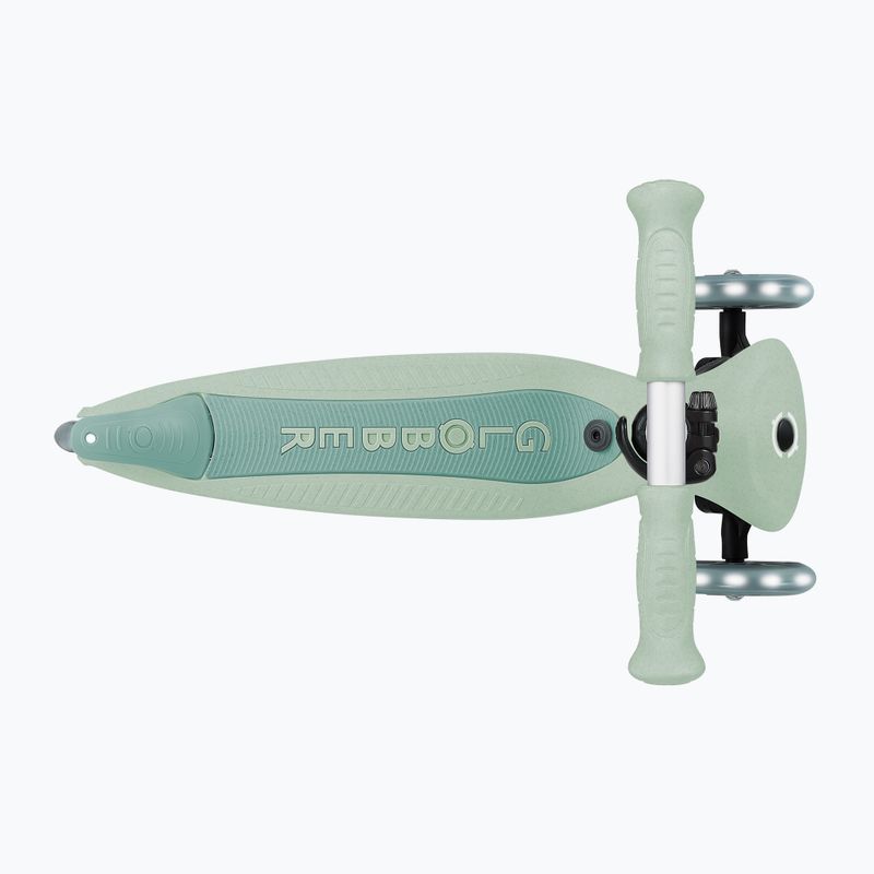 Vaikiškas triračis paspirtukas Globber Go.Up Active Ecologic Lights pistachio 12