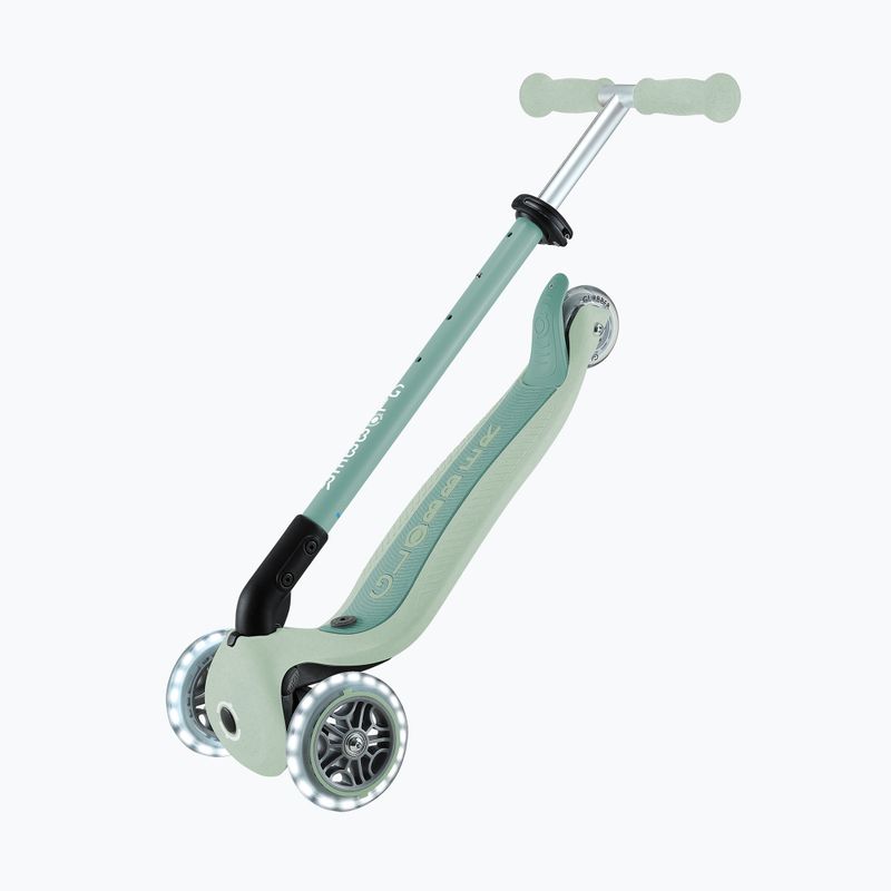 Vaikiškas triratis paspirtukas Globber Go.Up Active Ecologic Lights pistachio 13