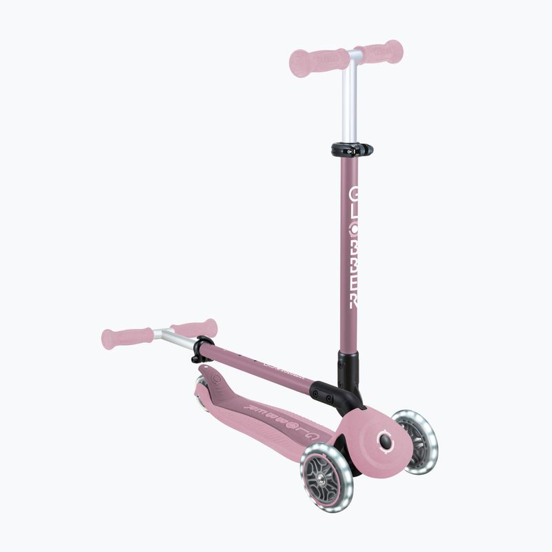 Vaikiškas triratis paspirtukas Globber Go.Up Active Ecologic Lights berry 14