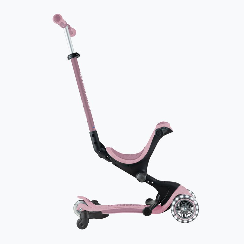 Vaikiškas triratis paspirtukas Globber Go.Up Deluxe Lights Ecologic 360 berry 3