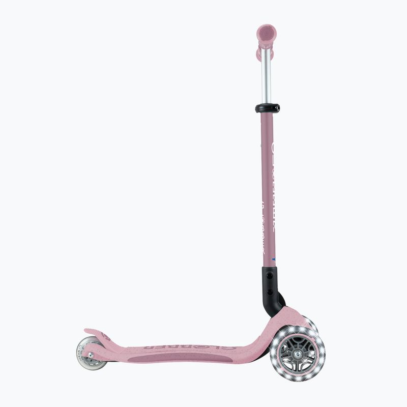 Vaikiškas triratis paspirtukas Globber Go.Up Deluxe Lights Ecologic 360 berry 9