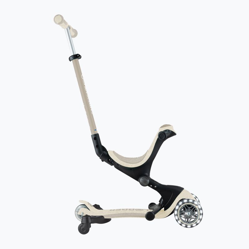 Vaikiškas triratis paspirtukas Globber Go.Up Deluxe Lights Ecologic 360 coconut 3
