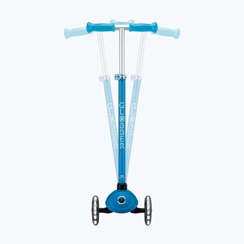 Vaikiškas triratis paspirtukas Globber Primo Plus Glow Lights petrol blue 8