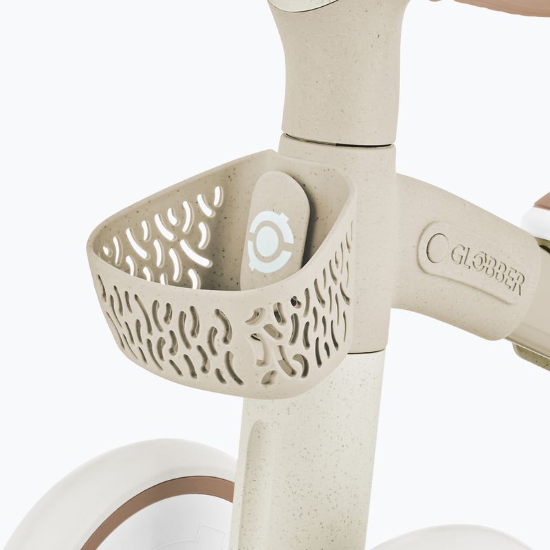 Keturratis balansinis dviratukas Globber Learning Bike Ecologic coconut 4