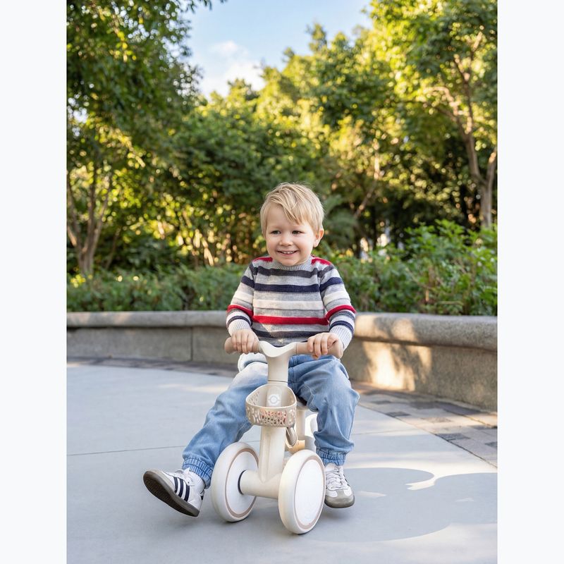 Keturratis balansinis dviratukas Globber Learning Bike Ecologic coconut 5