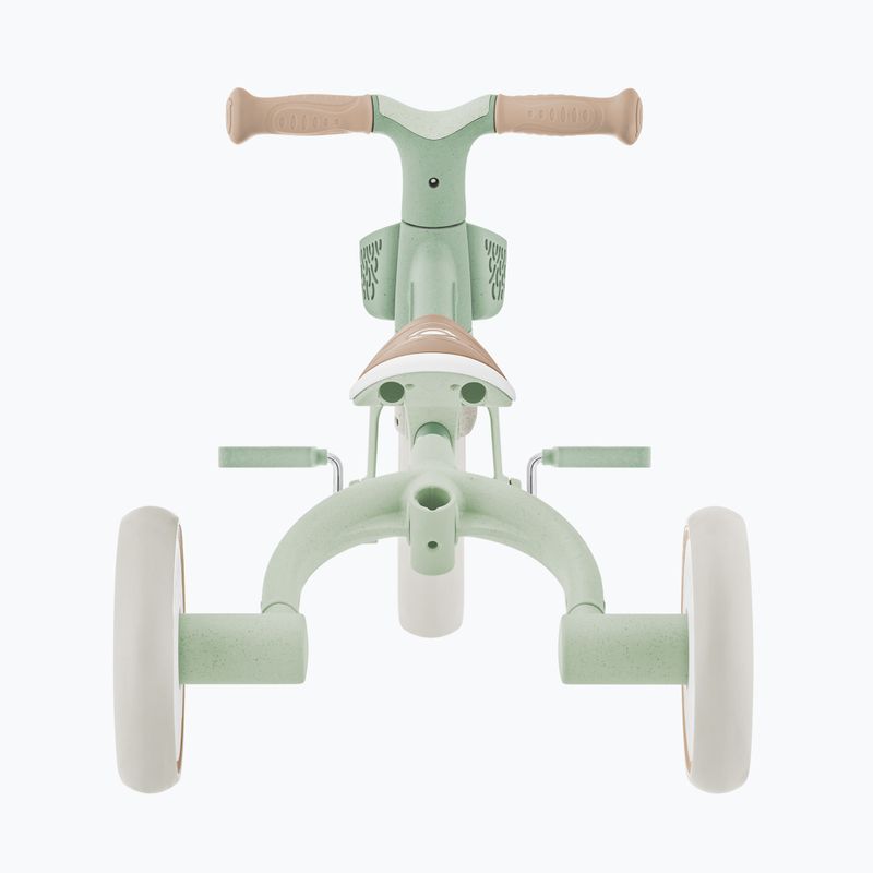 Balansinis triratukas su stūmimo rankena Globber Learning Trike 2w1 Plus Ecologic pistachio 9