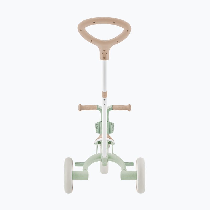 Balansinis triratukas su stūmimo rankena Globber Learning Trike 2w1 Plus Ecologic pistachio 10