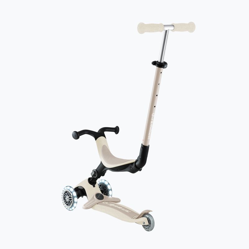 Vaikiškas triratis paspirtukas Globber Go.Up Active Ecologic Lights coconut 9