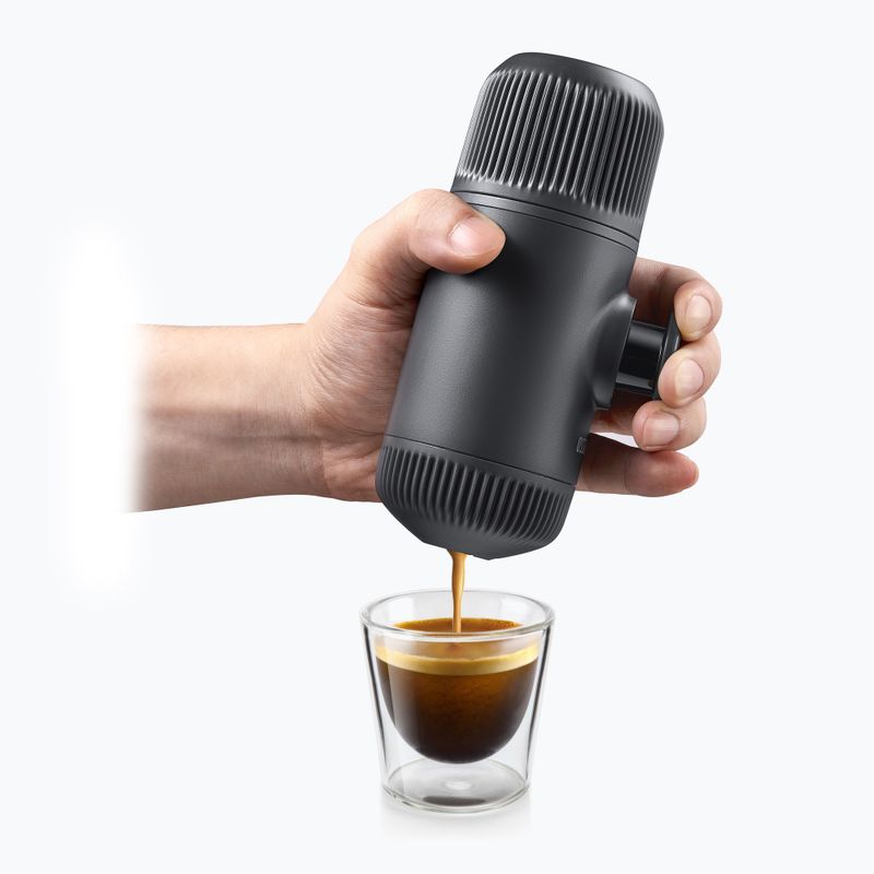"Wacaco Nanopresso" nešiojamasis kavos aparatas 80 ml + dėklas juodas 5