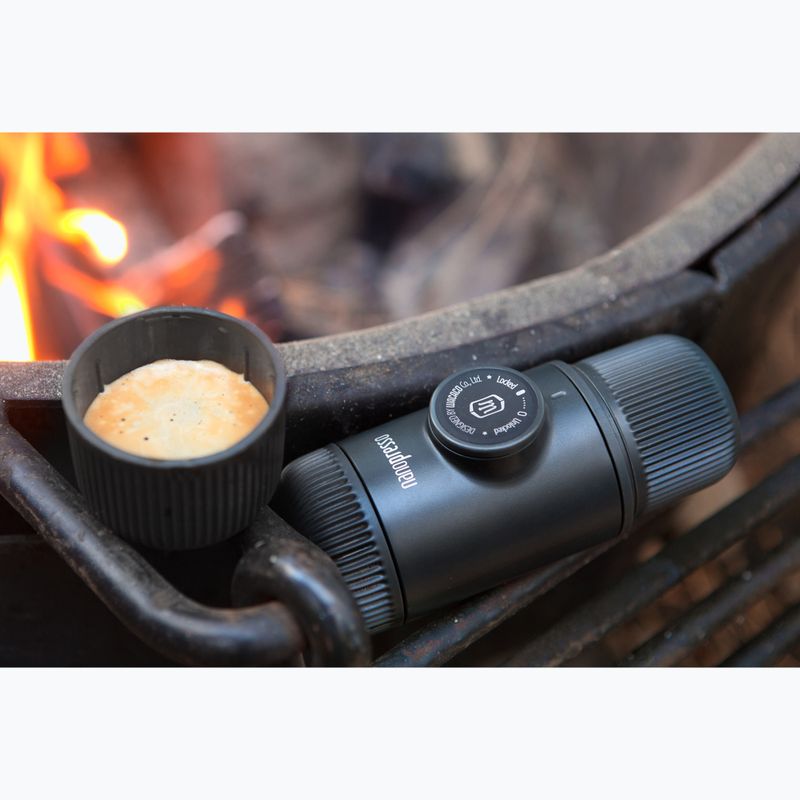 "Wacaco Nanopresso" nešiojamasis kavos aparatas 80 ml + dėklas juodas 8