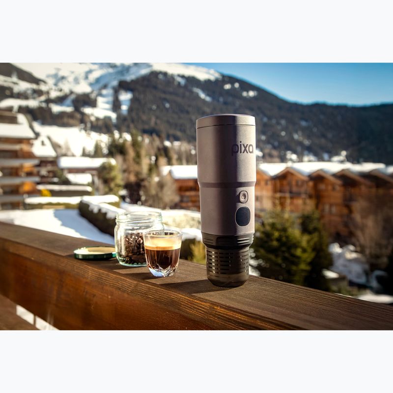 Nešiojamas kavos aparatas Wacaco Pixapresso 120 ml dark burgundy 14