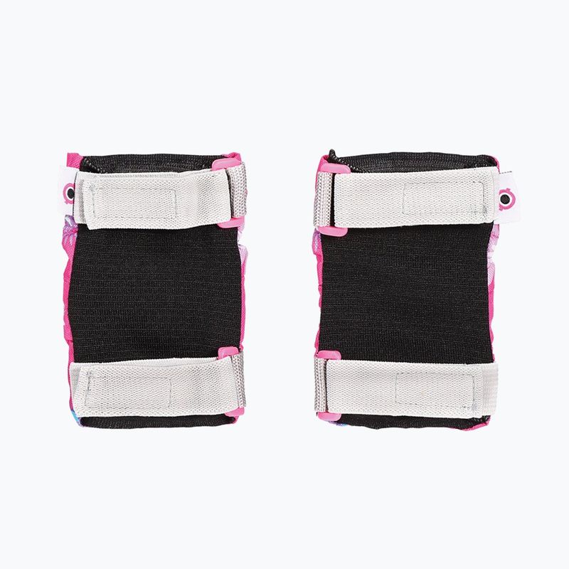 Vaikiškas apsaugų rinkinys Globber Toddler deep pink/flowers 3