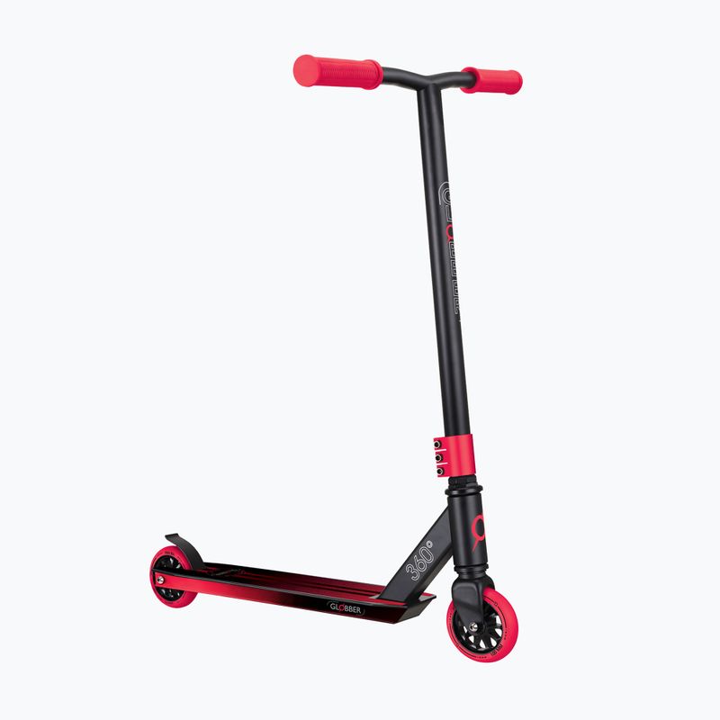 Vaikiškas laisvojo stiliaus paspirtukas Globber Stunt GS 360 black/red