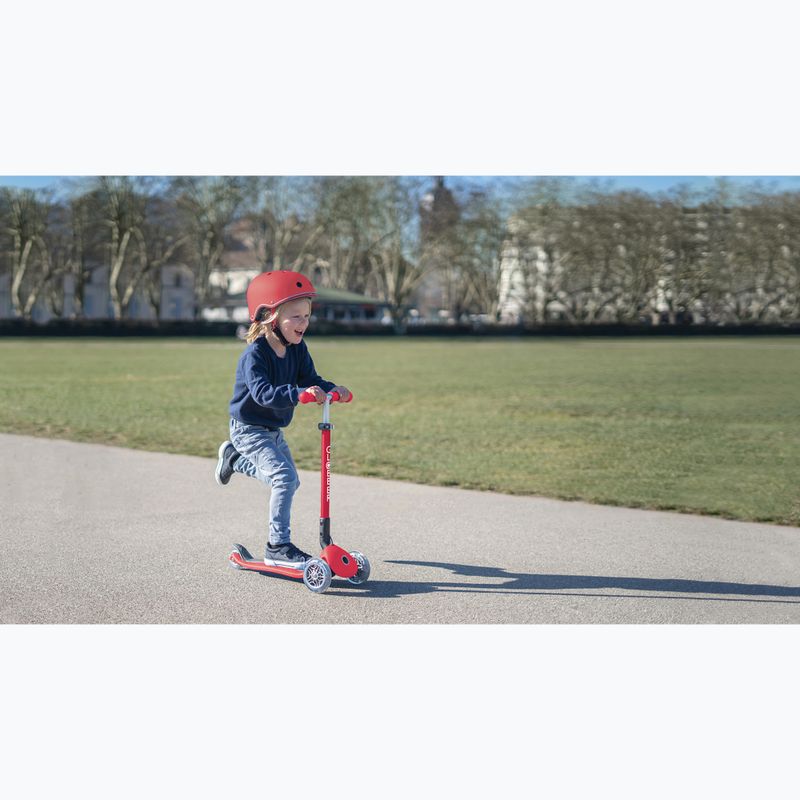 Vaikiškas šalmas Globber Elite Lights new red racing 9