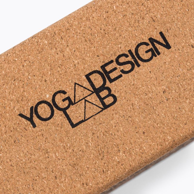 Yoga Design Lab kamštinis jogos kubas Brown BL-Cork-Mandala Black 5