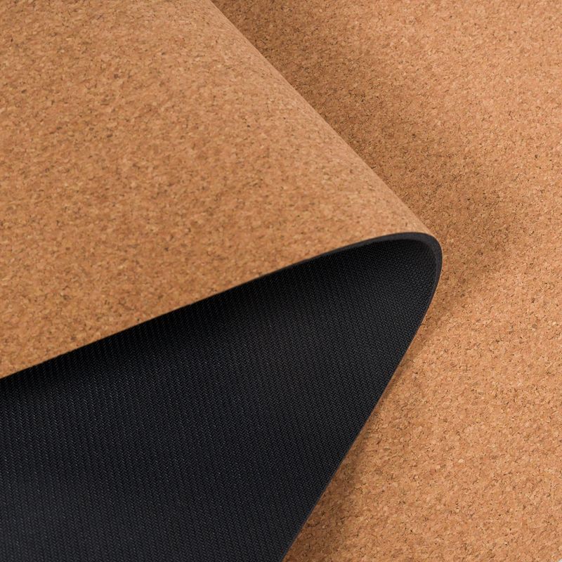 Yoga Design Lab kamštinis 3,5 mm rudos spalvos Mandala Baltas jogos kilimėlis 4