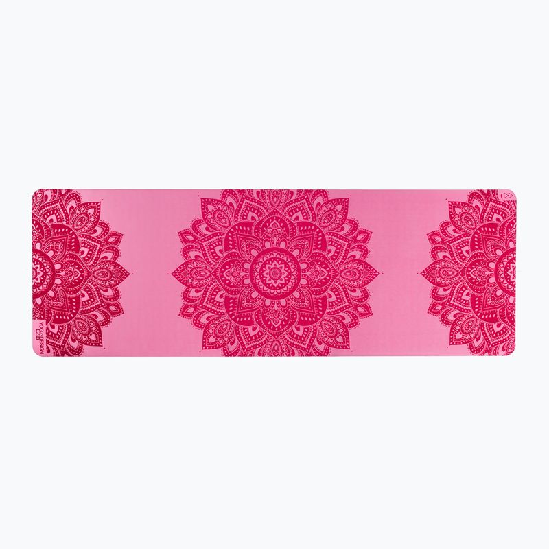 Yoga Design Lab begalybės jogos kilimėlis 3 mm rožinis Mandala Rose 2
