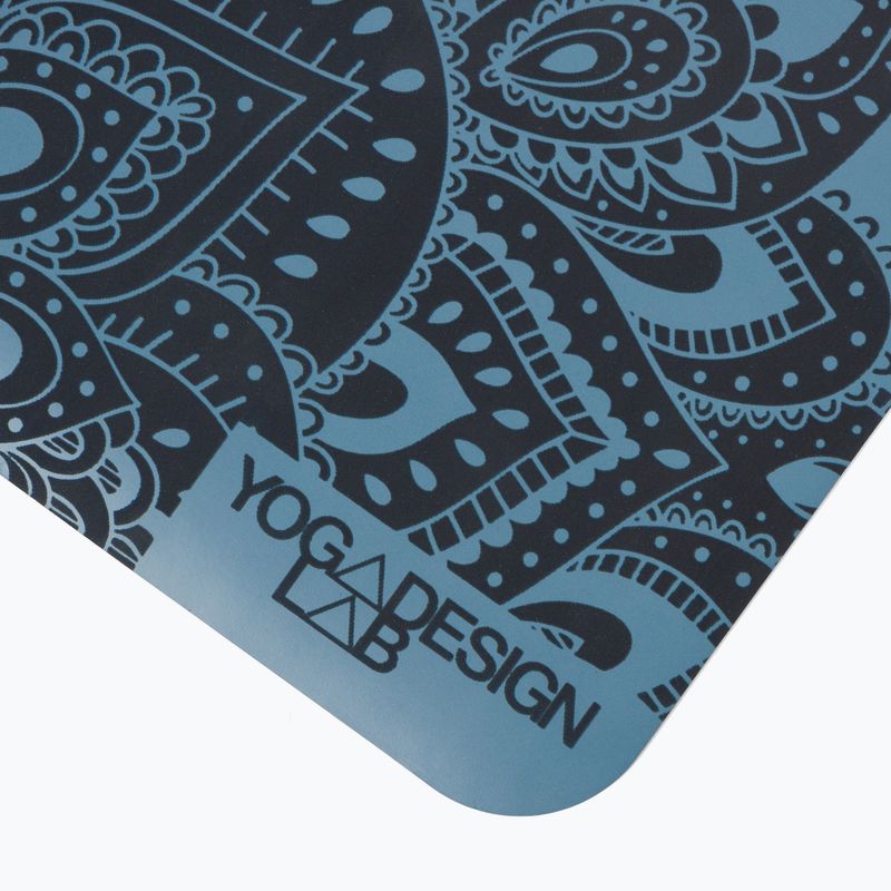 Yoga Design Lab begalybės jogos kilimėlis 3 mm mėlynas Mandala Teal 3