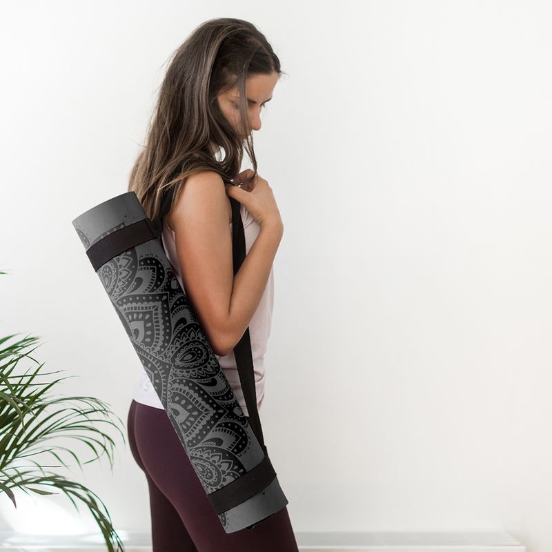 Yoga Design Lab Flow Pure 6 mm žalias Mandala Charcoal jogos kilimėlis 10