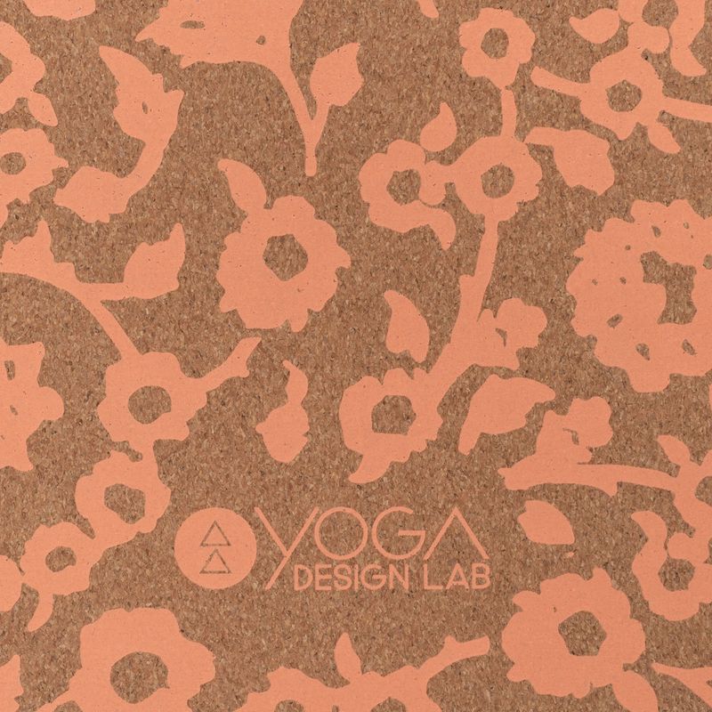"Yoga Design Lab Cork" 5,5 mm gėlių batikos jogos kilimėlis 6