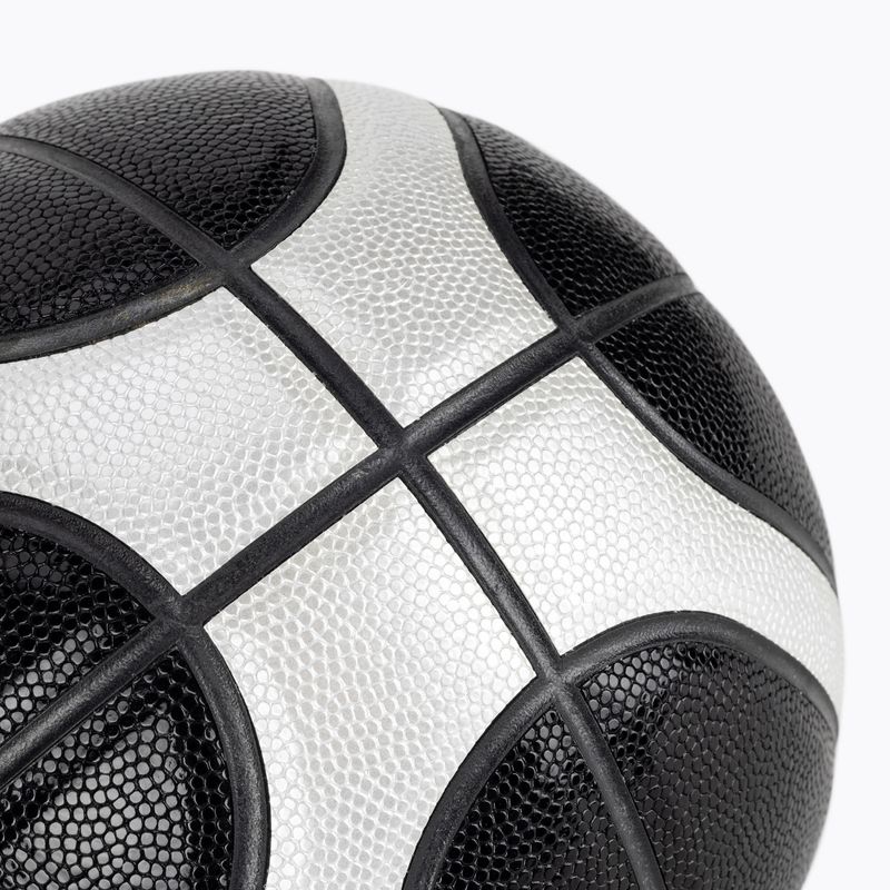 Krepšinio kamuolys Molten B6D3500-KS black/silver dydis 6 3