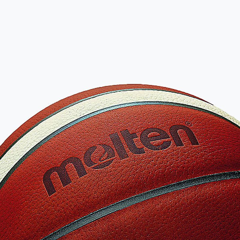 Krepšinio kamuolys Molten B7G5000 FIBA brown dydis 7 9