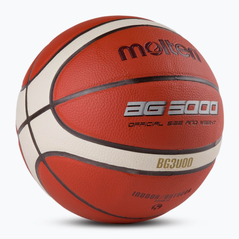 Molten krepšinio B7G3000 rudas dydis 7 2