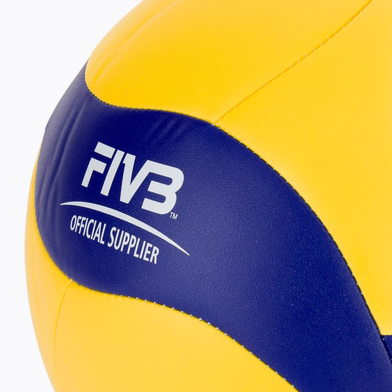 Tinklinio kamuolys Mikasa V360W-L yellow/blue size 5 3