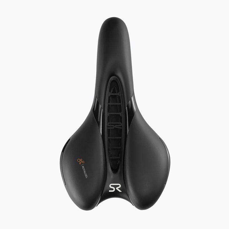 Balnelis dviračiui Selle Royal Respiro Soft Athletic Straciatella 45St. black 2