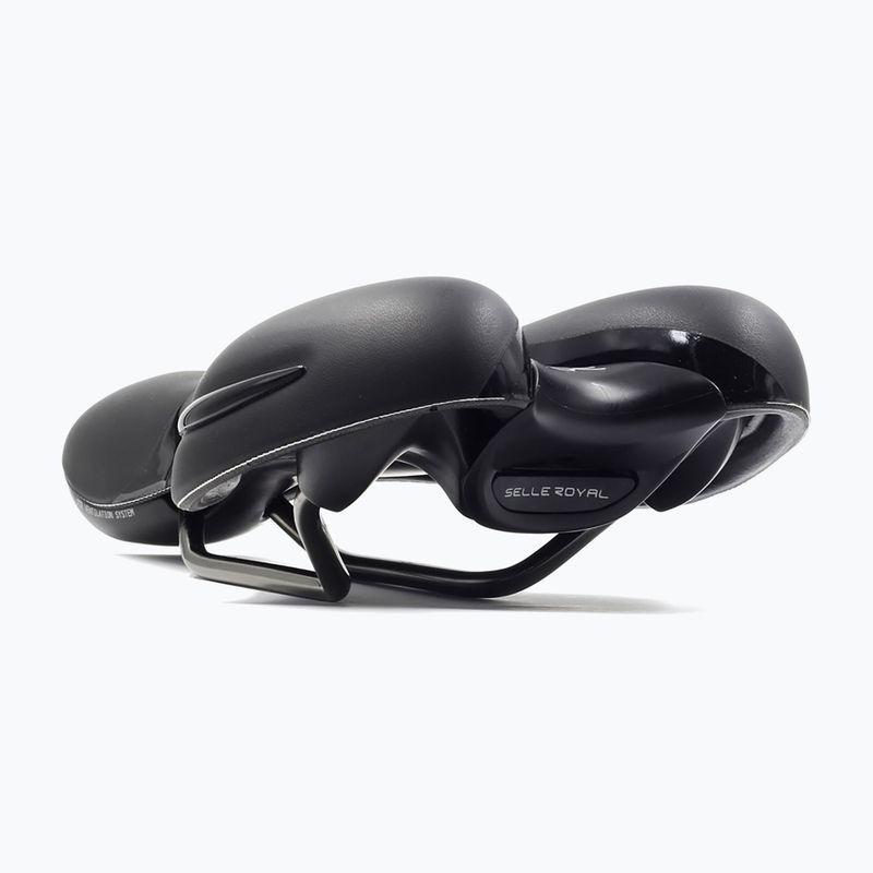 Balnelis dviračiui Selle Royal Respiro Soft Athletic Straciatella 45St. black 7